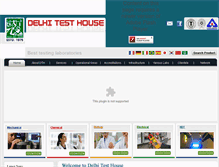 Tablet Screenshot of delhitesthouse.com